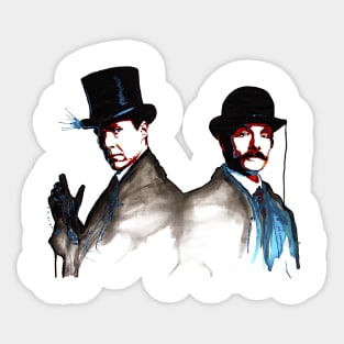 Sherlock and Watson Sticker